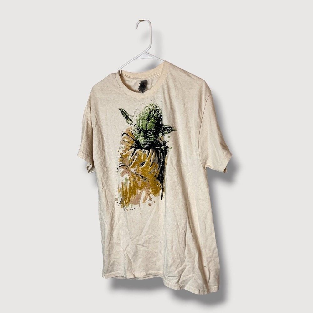Star Wars Yoda Warrior Culture Gear Mens Tee Shirt Size Large